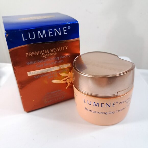 lumene Other - Lumene Restructuring‎ Day Cream With Nourishing Arctic Sea Buckhorn SPF 15 READ